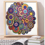 Crystal Rhinestone Diamond Painting Kit - Mandala - Hibah-Diamond painting art studio