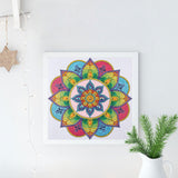 Crystal Rhinestone Diamond Painting Kit - Mandala - Hibah-Diamond painting art studio