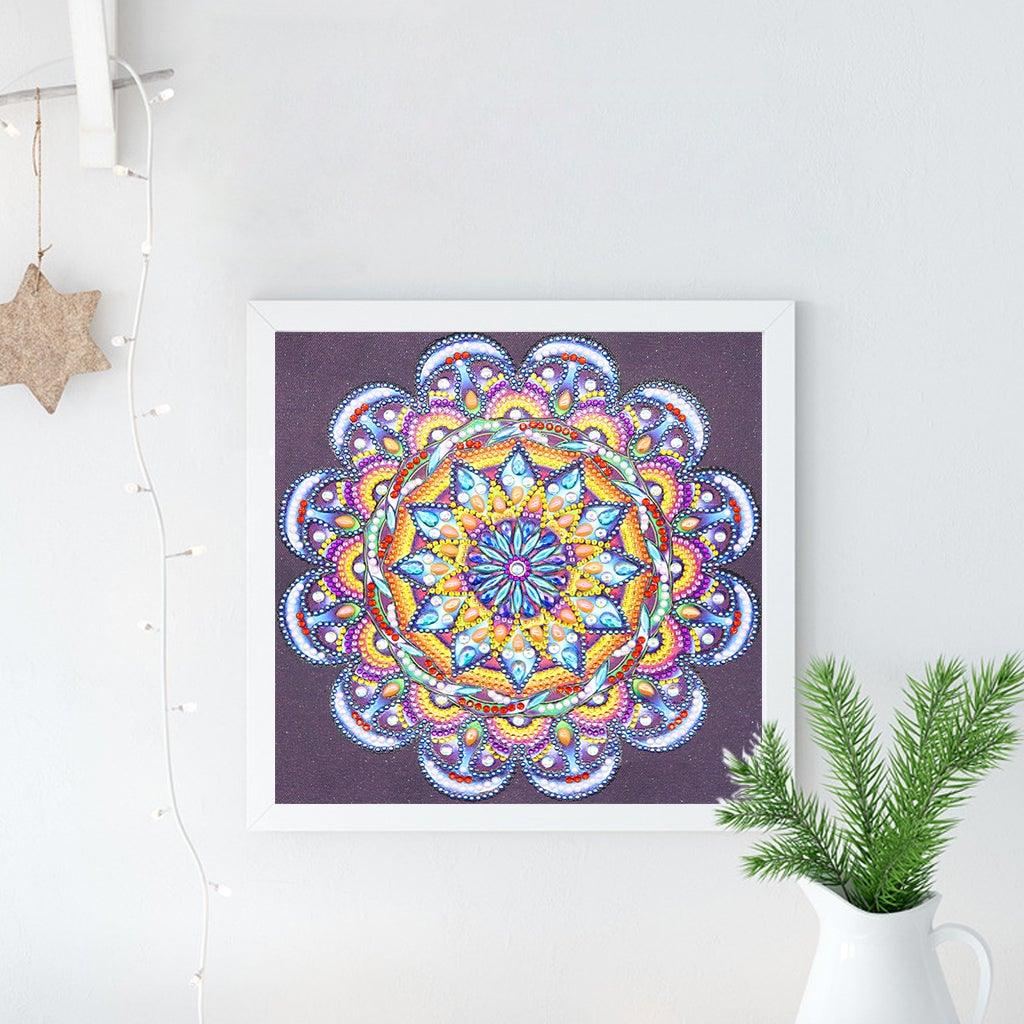 Crystal Rhinestone Diamond Painting Kit | Mandala - Hibah-Diamond?painting art studio