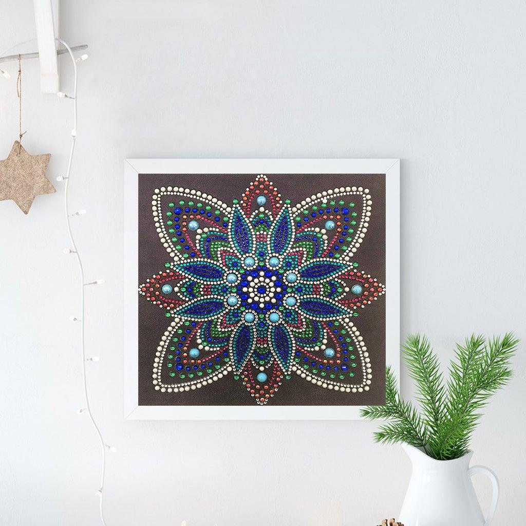 Crystal Rhinestone Diamond Painting Kit - Mandala - Hibah-Diamond painting art studio