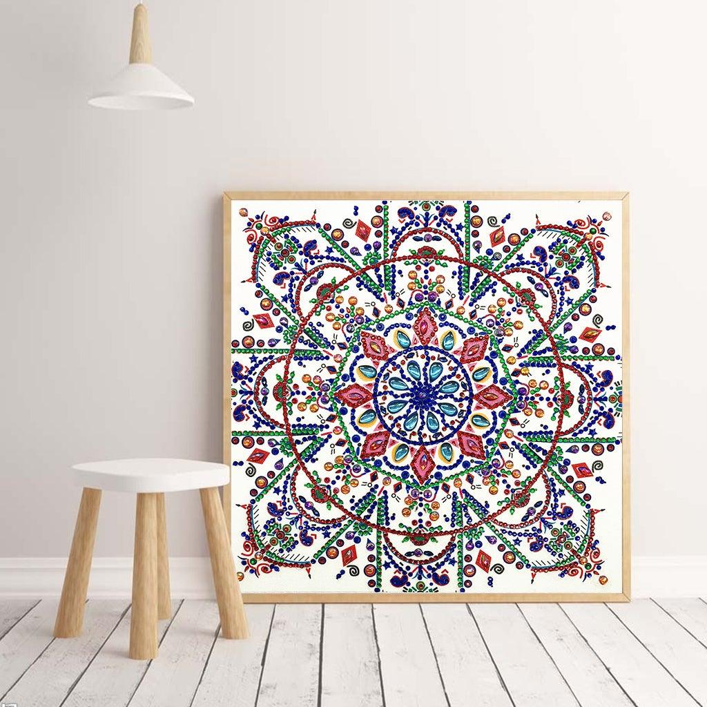 Crystal Rhinestone Diamond Painting Kit - Mandala - Hibah-Diamond painting art studio