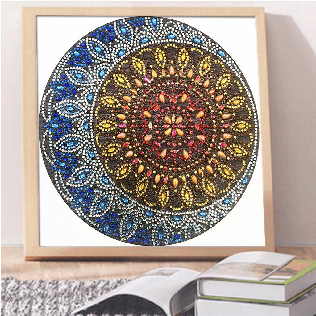 Crystal Rhinestone Diamond Painting Kit - Mandala - Hibah-Diamond painting art studio