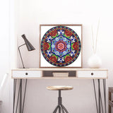 Crystal Rhinestone Diamond Painting Kit - Mandala - Hibah-Diamond painting art studio