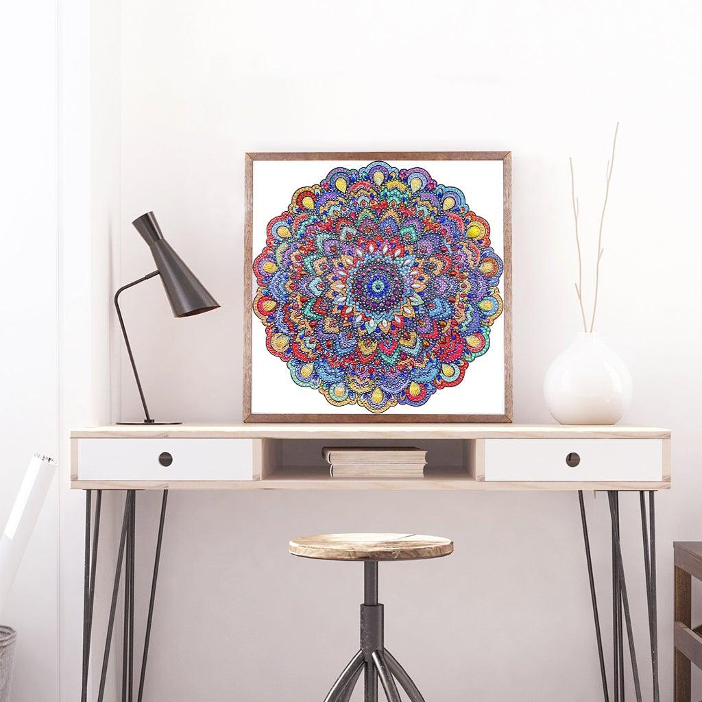 Crystal Rhinestone Diamond Painting Kit | Mandala - Hibah-Diamond?painting art studio
