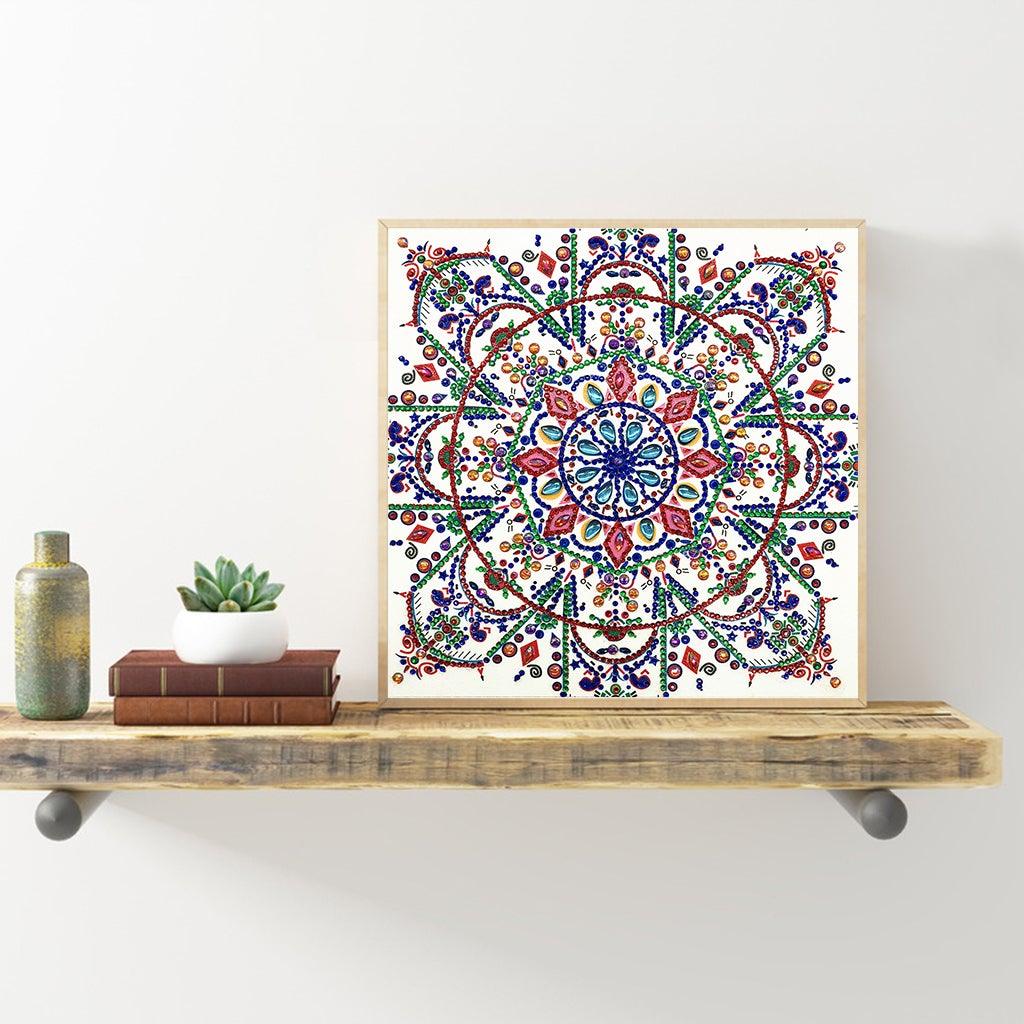 Crystal Rhinestone Diamond Painting Kit - Mandala - Hibah-Diamond painting art studio