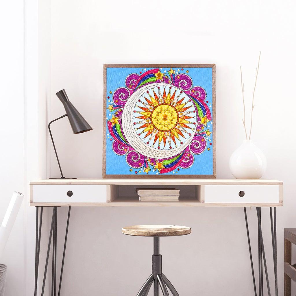 Crystal Rhinestone Diamond Painting Kit - Mandala - Hibah-Diamond painting art studio
