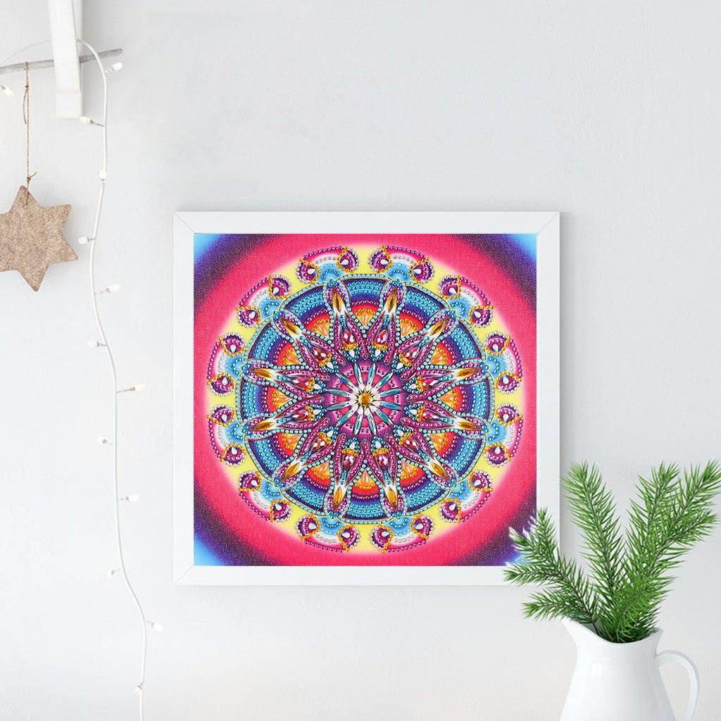 Crystal Rhinestone Diamond Painting Kit - Mandala - Hibah-Diamond painting art studio