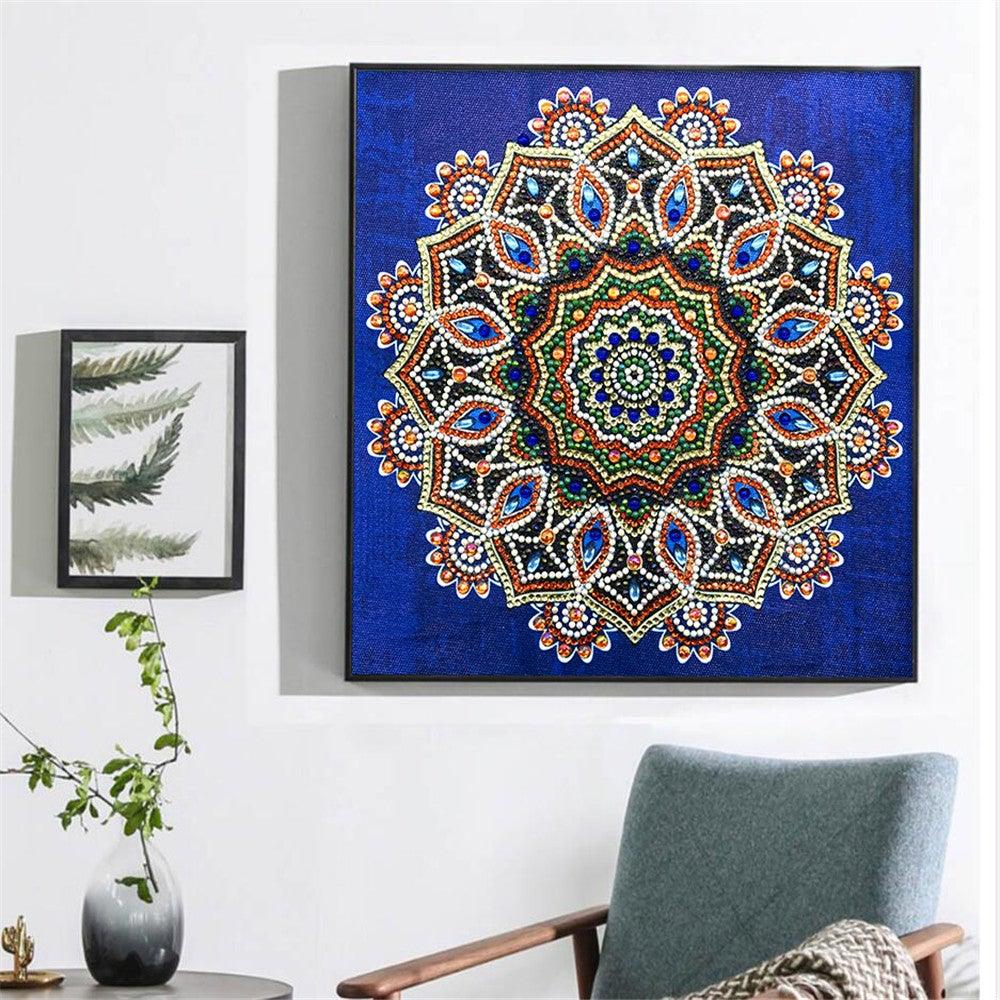Crystal Rhinestone Diamond Painting Kit - Mandala - Hibah-Diamond painting art studio