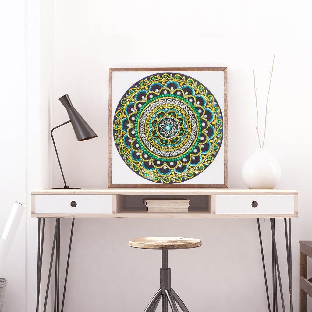 Crystal Rhinestone Diamond Painting Kit | Mandala - Hibah-Diamond?painting art studio