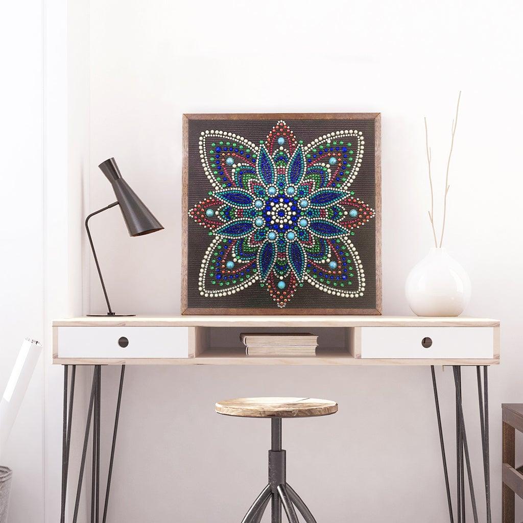 Crystal Rhinestone Diamond Painting Kit - Mandala - Hibah-Diamond painting art studio