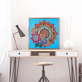 Crystal Rhinestone Diamond Painting Kit - Mandala - Hibah-Diamond painting art studio