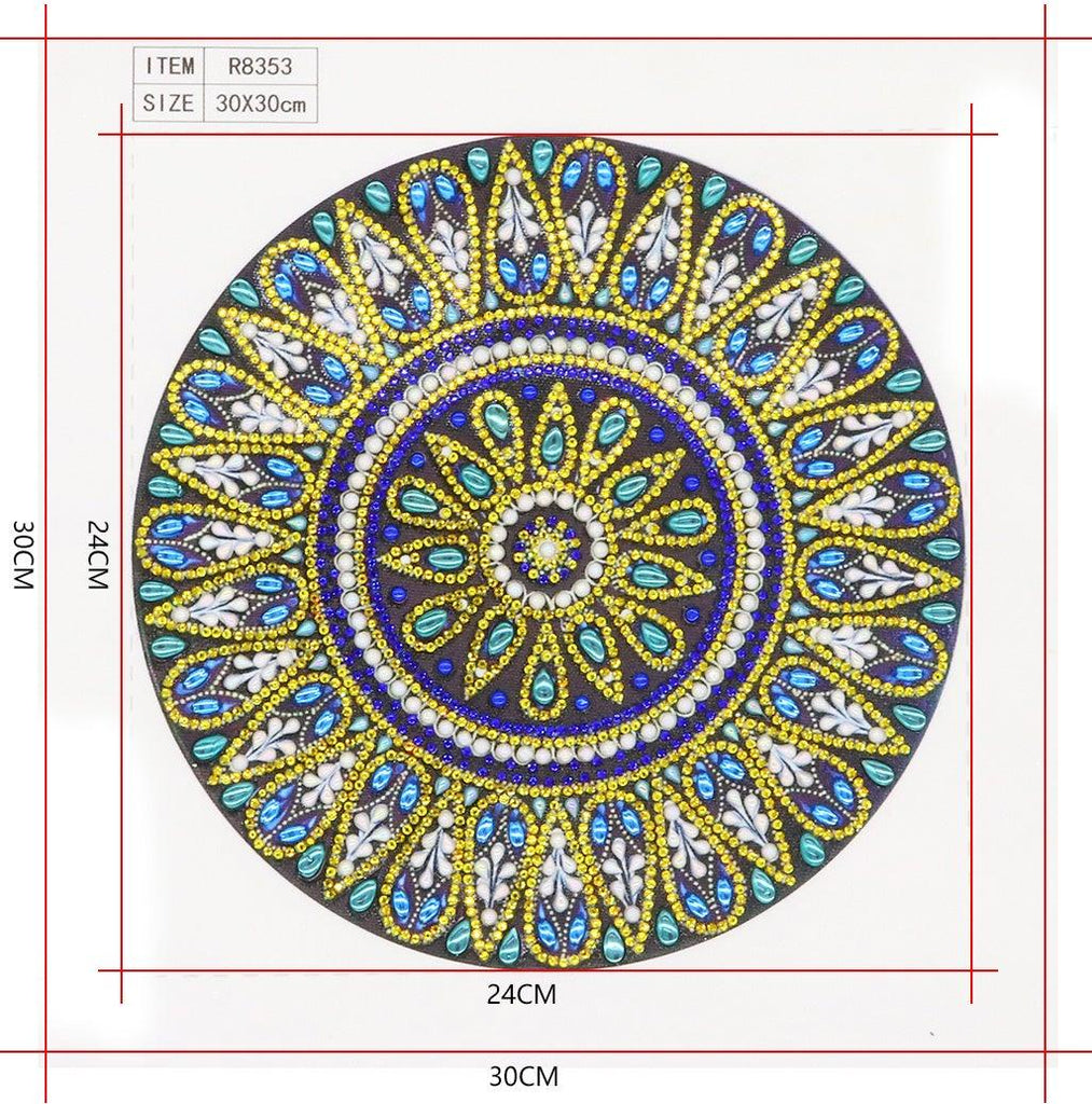 Crystal Rhinestone Diamond Painting Kit - Mandala - Hibah-Diamond painting art studio