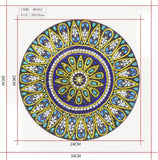 Crystal Rhinestone Diamond Painting Kit - Mandala - Hibah-Diamond painting art studio