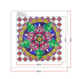 Crystal Rhinestone Diamond Painting Kit - Mandala - Hibah-Diamond painting art studio
