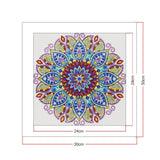 Crystal Rhinestone Diamond Painting Kit | Mandala - Hibah-Diamond?painting art studio