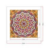 Crystal Rhinestone Diamond Painting Kit - Mandala - Hibah-Diamond?painting art studio