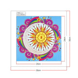 Crystal Rhinestone Diamond Painting Kit - Mandala - Hibah-Diamond painting art studio