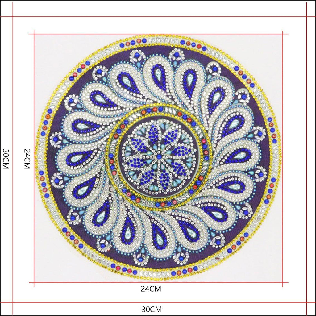 Crystal Rhinestone Diamond Painting Kit - Mandala - Hibah-Diamond painting art studio