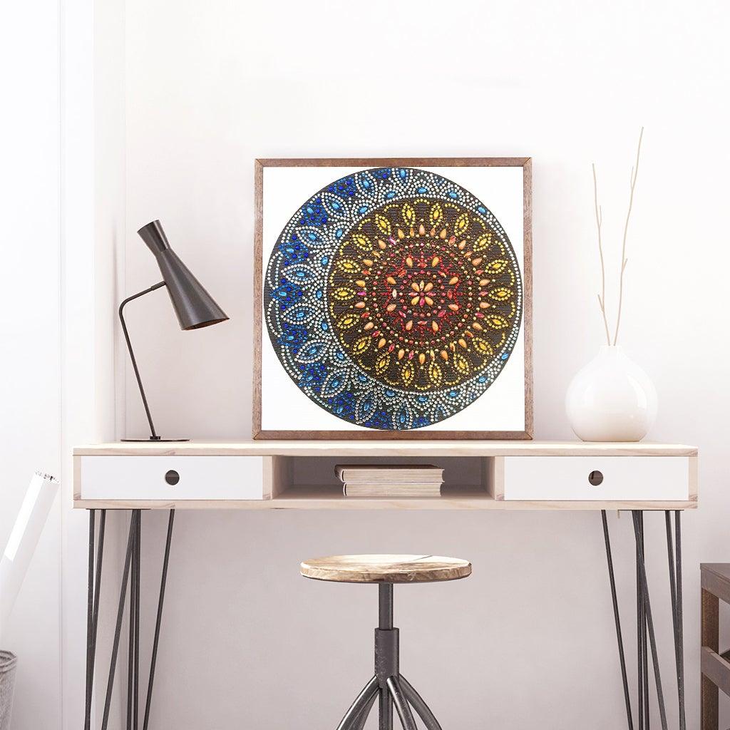 Crystal Rhinestone Diamond Painting Kit - Mandala - Hibah-Diamond painting art studio
