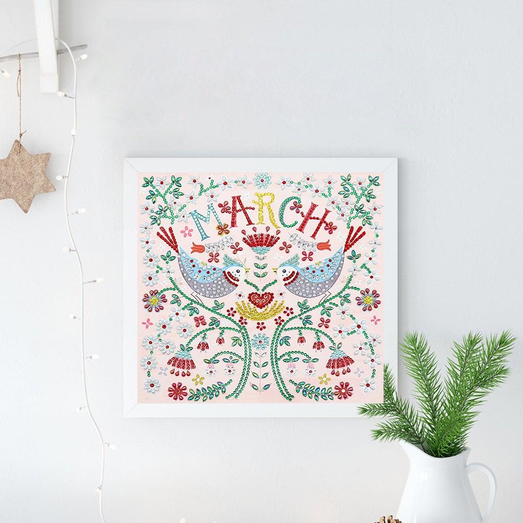 Crystal Rhinestone Diamond Painting Kit - March chicken - Hibah-Diamond?painting art studio