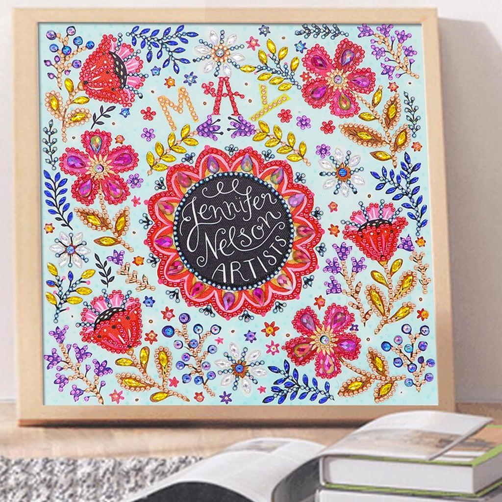 Crystal Rhinestone Diamond Painting Kit - May Jennifer Nelson artists - Hibah-Diamond?painting art studio