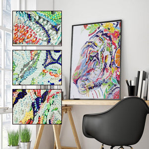 Crystal Rhinestone Diamond Painting Kit - Mighty tiger - Hibah-Diamond?painting art studio