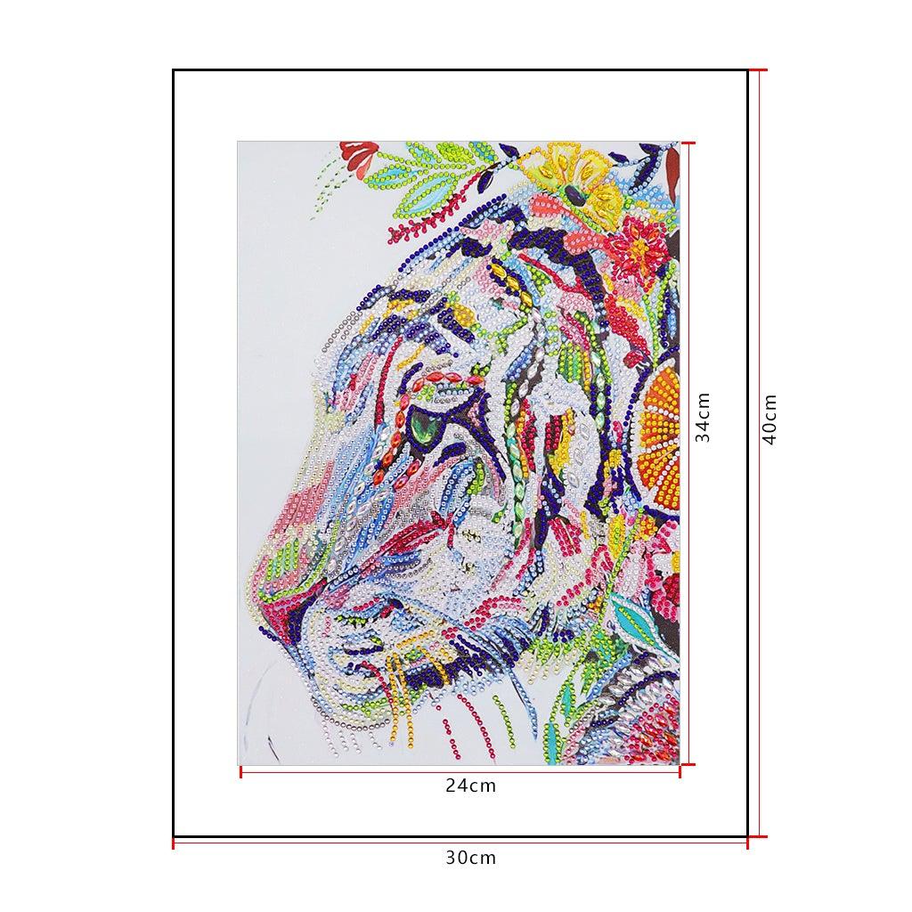 Crystal Rhinestone Diamond Painting Kit - Mighty tiger - Hibah-Diamond?painting art studio