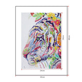 Crystal Rhinestone Diamond Painting Kit - Mighty tiger - Hibah-Diamond?painting art studio