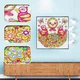 Crystal Rhinestone Diamond Painting Kit - Mother bird and children - Hibah-Diamond?painting art studio