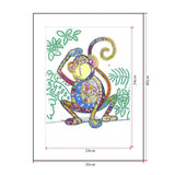 Crystal Rhinestone Diamond Painting Kit - Naughty monkey - Hibah-Diamond?painting art studio