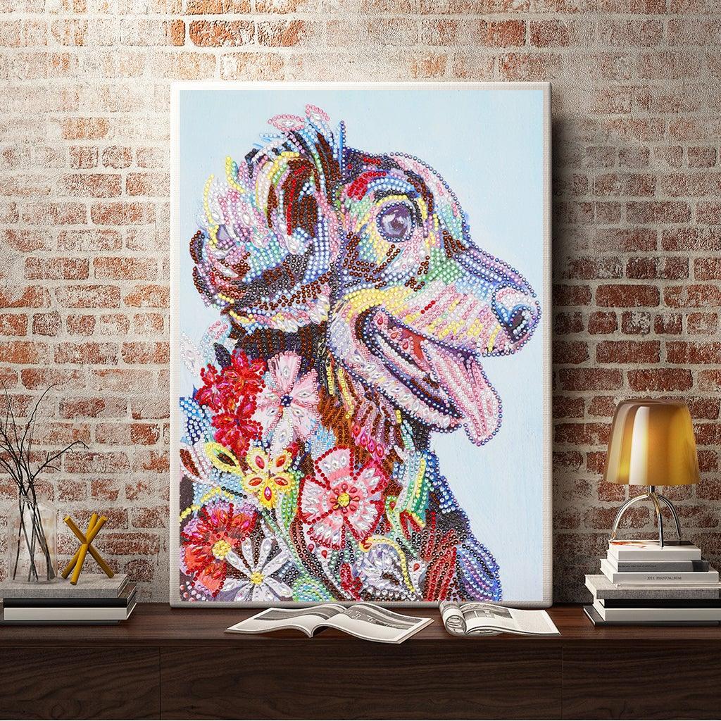 Crystal Rhinestone Diamond Painting Kit - Nice dog - Hibah-Diamond?painting art studio