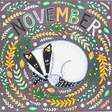 Crystal Rhinestone Diamond Painting Kit - November European badger
