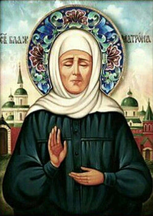 Crystal Rhinestone diamond Painting Kit - Nun praying for blessing