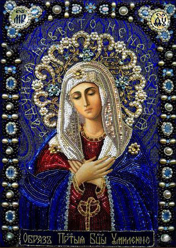 Crystal Rhinestone diamond Painting Kit - Our lady