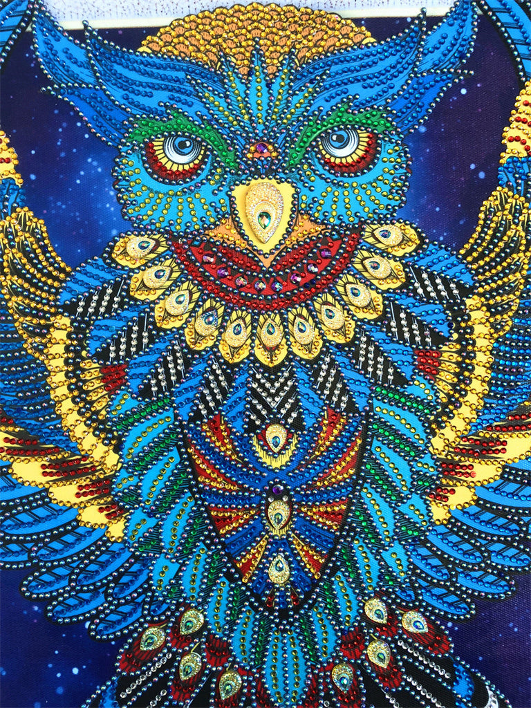 Crystal Rhinestone Diamond Painting Kit - Owl (18.5x22.5inch)