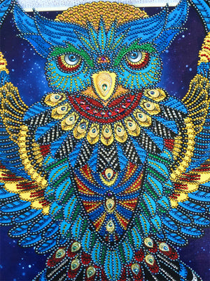 Crystal Rhinestone Diamond Painting Kit - Owl (18.5x22.5inch)