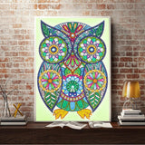 Crystal Rhinestone Diamond Painting Kit - Owl - Hibah-Diamond?painting art studio