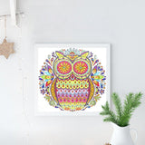 Crystal Rhinestone Diamond Painting Kit - Owl - Hibah-Diamond?painting art studio