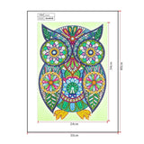 Crystal Rhinestone Diamond Painting Kit - Owl - Hibah-Diamond?painting art studio