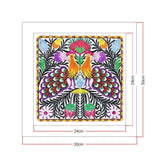 Crystal Rhinestone Diamond Painting Kit - Peacock - Hibah-Diamond?painting art studio