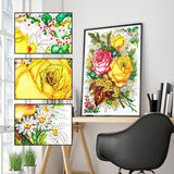 Crystal Rhinestone Diamond Painting Kit | Peony flower - Hibah-Diamond?painting art studio