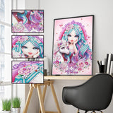 Crystal Rhinestone Diamond Painting Kit | Pretty girl and unicorn - Hibah-Diamond?painting art studio