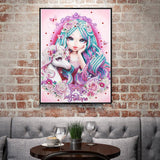Crystal Rhinestone Diamond Painting Kit | Pretty girl and unicorn - Hibah-Diamond?painting art studio