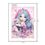 Crystal Rhinestone Diamond Painting Kit | Pretty girl and unicorn - Hibah-Diamond?painting art studio