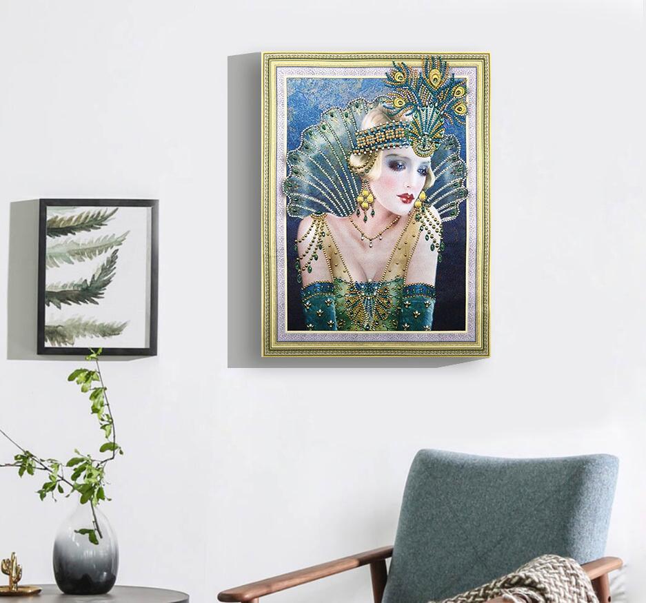 Crystal Rhinestone Diamond Painting Kit | Pretty queen (16x20inch) - Hibah-Diamond?painting art studio