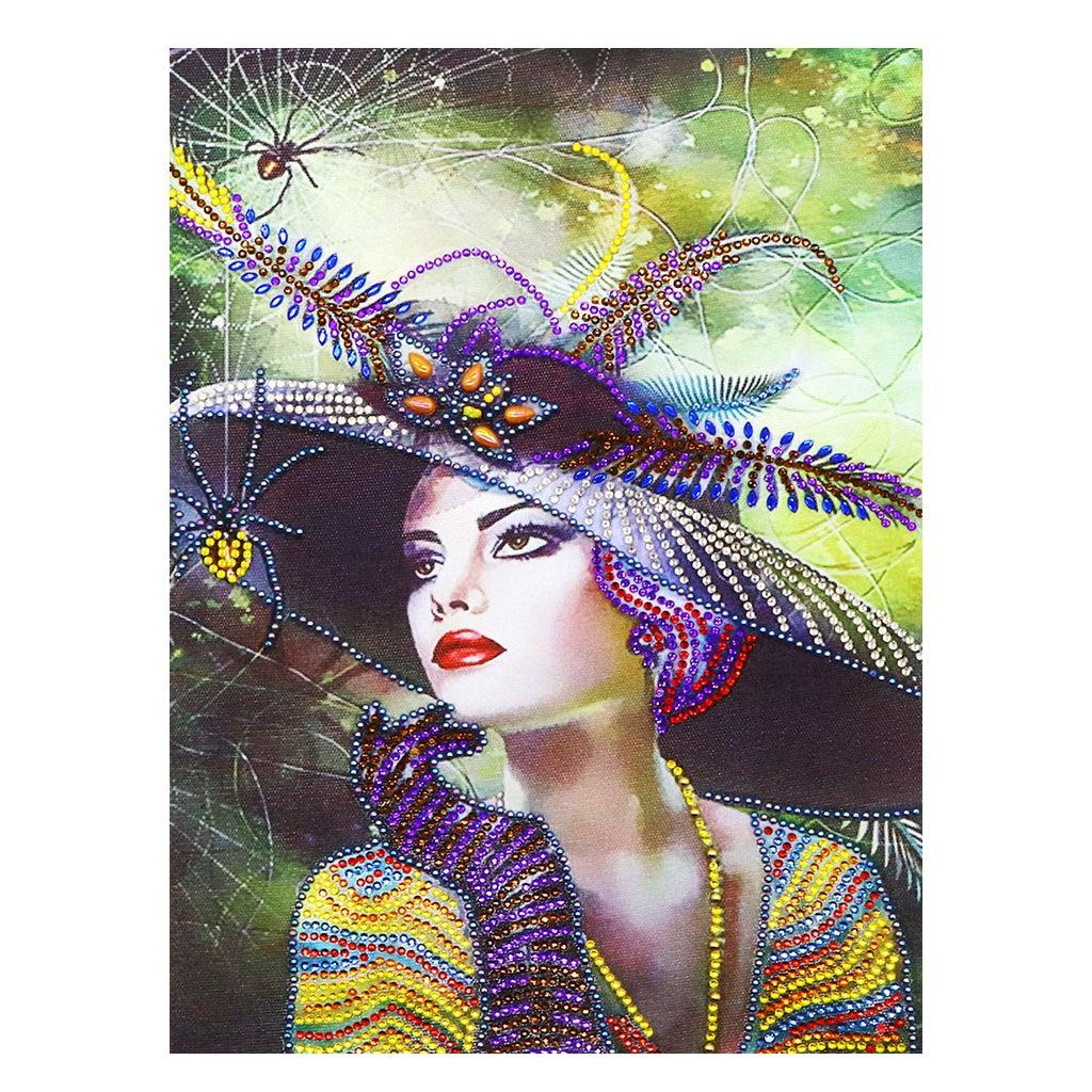Crystal Rhinestone Diamond Painting Kit | Pretty Woman - Hibah-Diamond?painting art studio