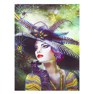 Crystal Rhinestone Diamond Painting Kit | Pretty Woman - Hibah-Diamond?painting art studio