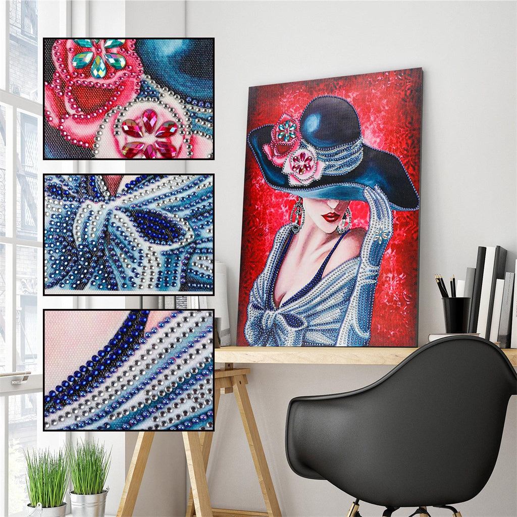 Crystal Rhinestone Diamond Painting Kit - Prom Beauty