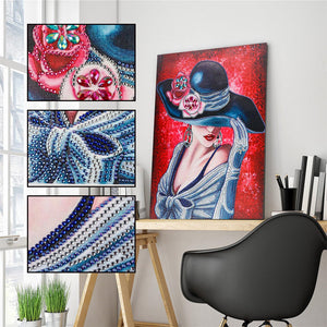 Crystal Rhinestone Diamond Painting Kit - Prom Beauty