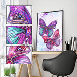 Crystal Rhinestone Diamond Painting Kit | Purple butterfly - Hibah-Diamond?painting art studio